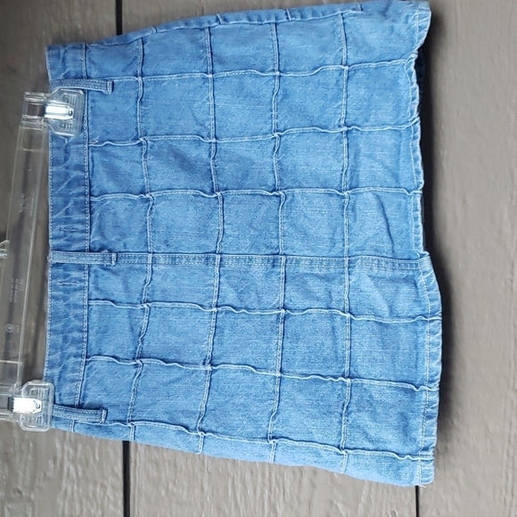 Forever21 patchwork denim mini skirt 25 0 - Picture 9 of 9